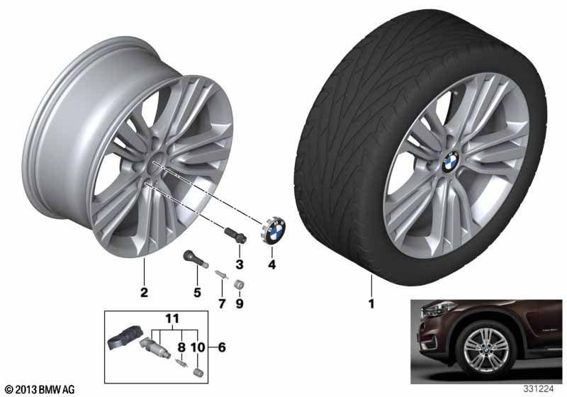 BMW LA wheel W-Spoke 447 - 19""