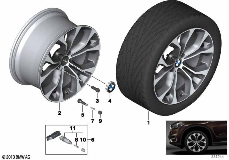 BMW LA wheel Y-spoke 451 - 20""