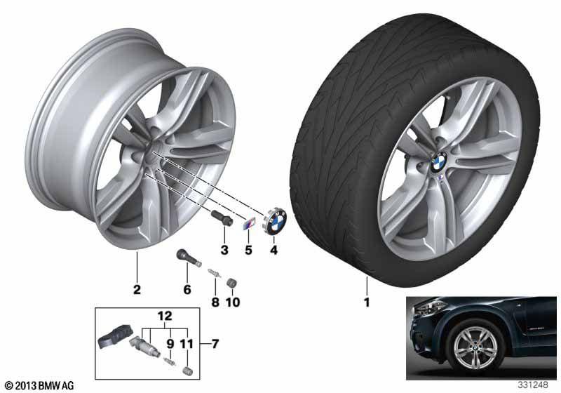 BMW LA wheel M Double Spoke 467 - 19""
