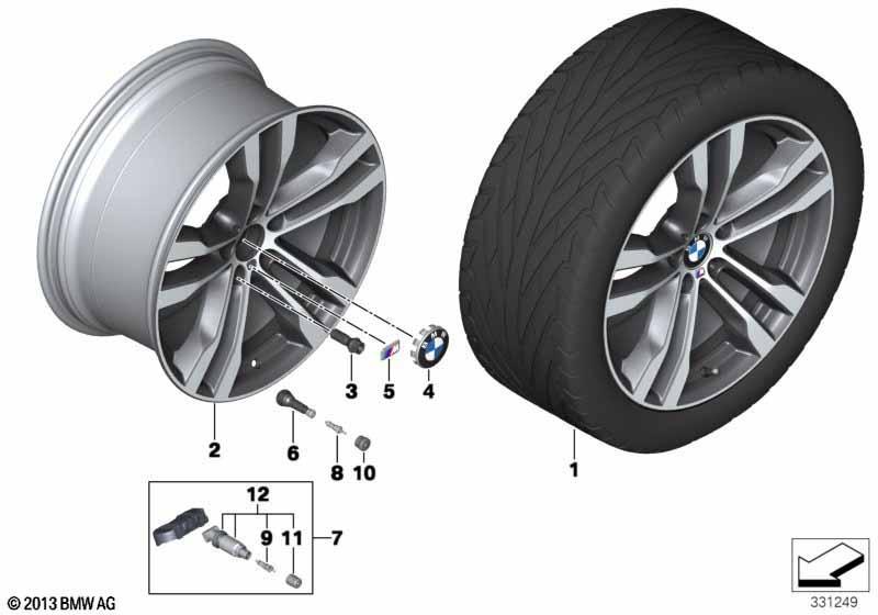 BMW LM Rad Doppelspeiche 468M - 20"