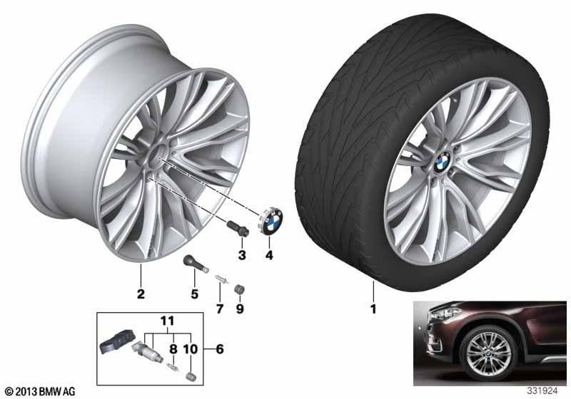 BMW LM Rad Individual V-Speiche 551-20"