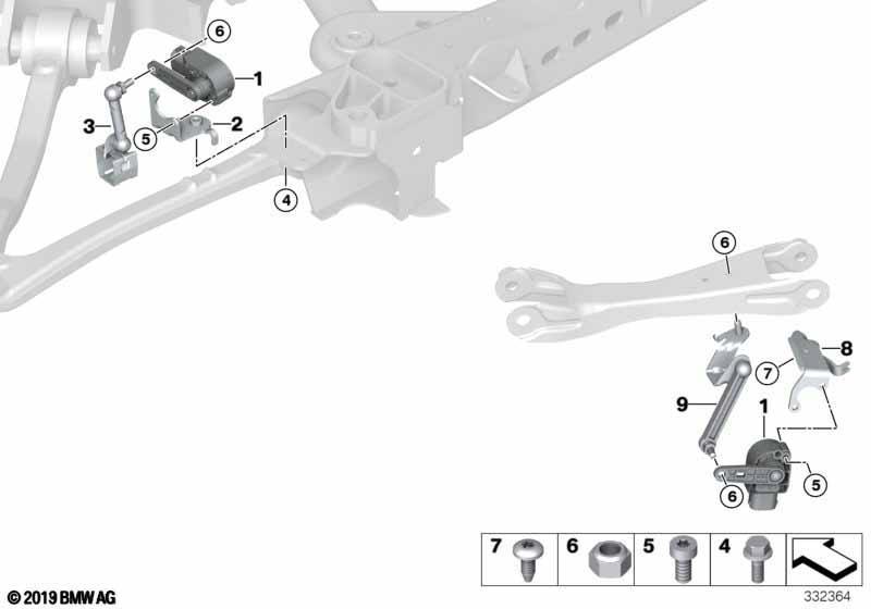 Sensor Leuchtweitenregulierung