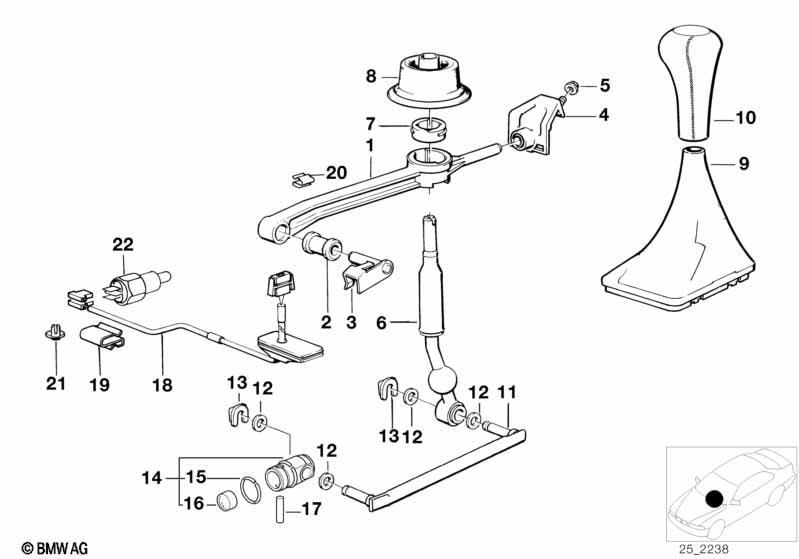 Schaltung mechanisches Getriebe