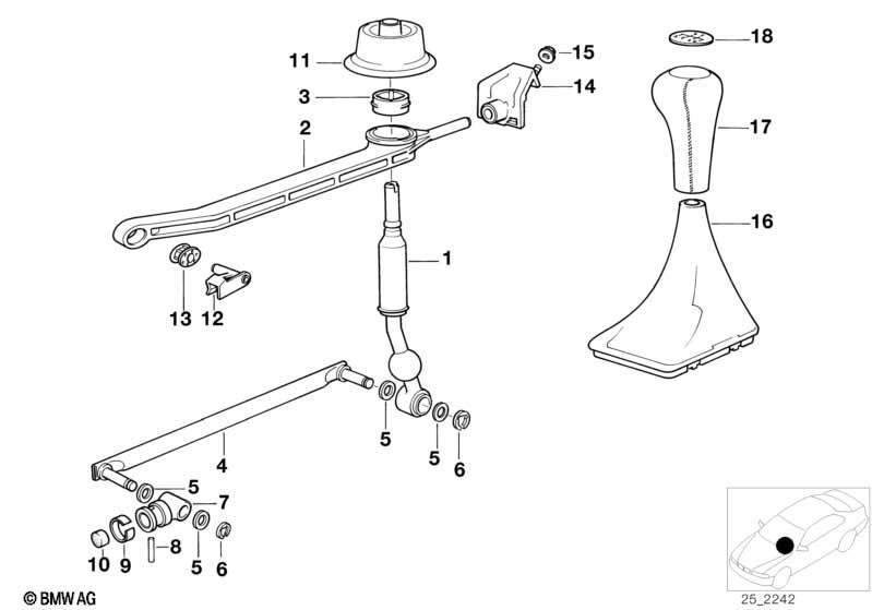 Schaltung mechanisches Getriebe