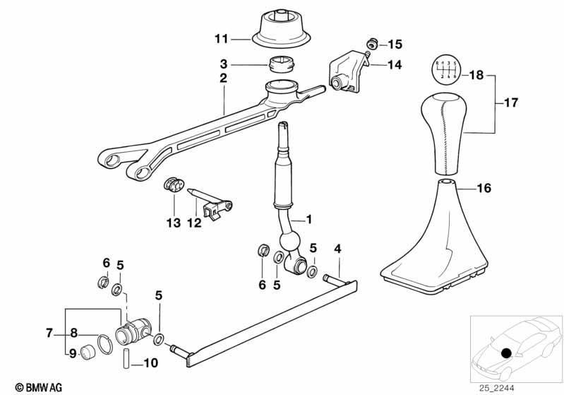 Schaltung mechanisches Getriebe