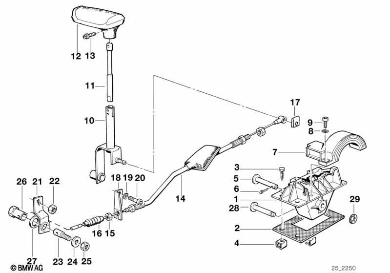 Schaltung automatisches Getriebe