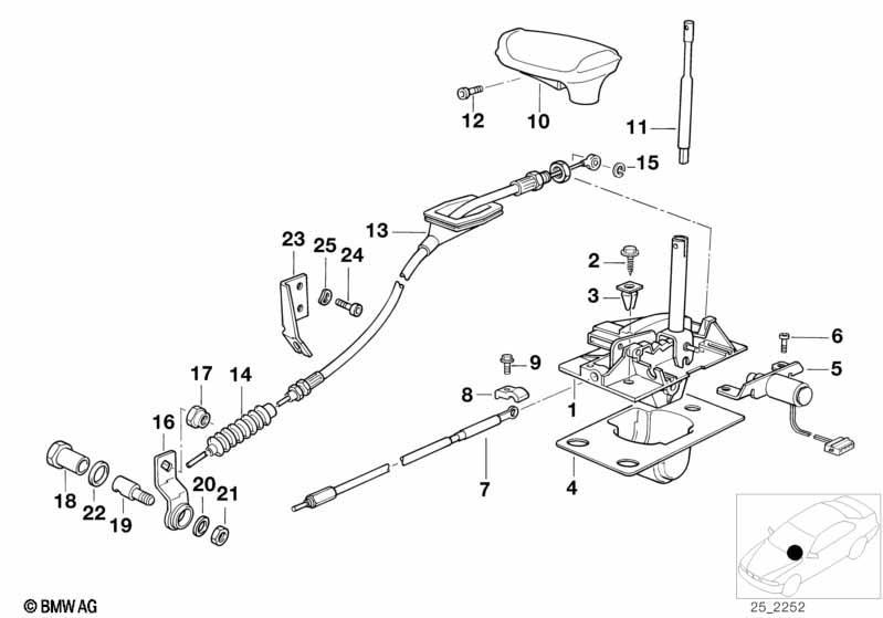 Schaltung Interlock Automatikgetriebe