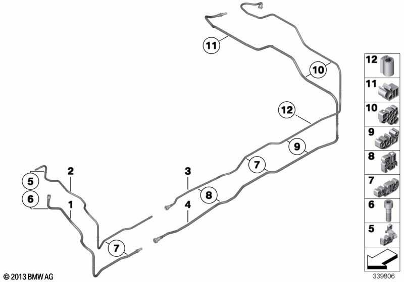 Kraftstoffleitung/Befestigungsteile