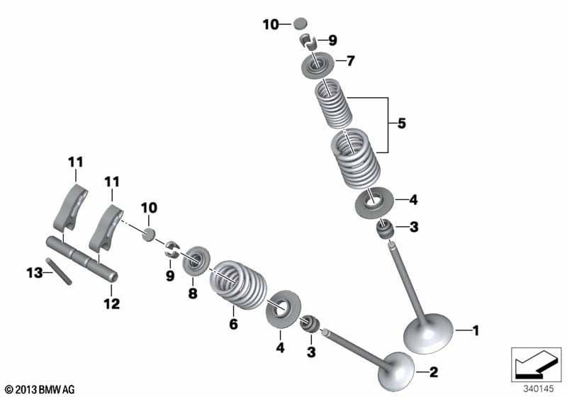 Ventilsteuerung-Einlass-/Auslassventil