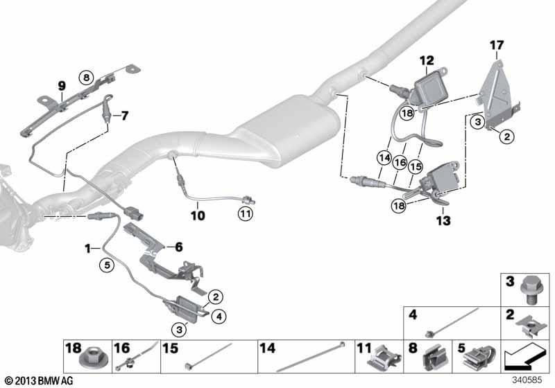 Abgassensorik / Sonde NOX / SCR