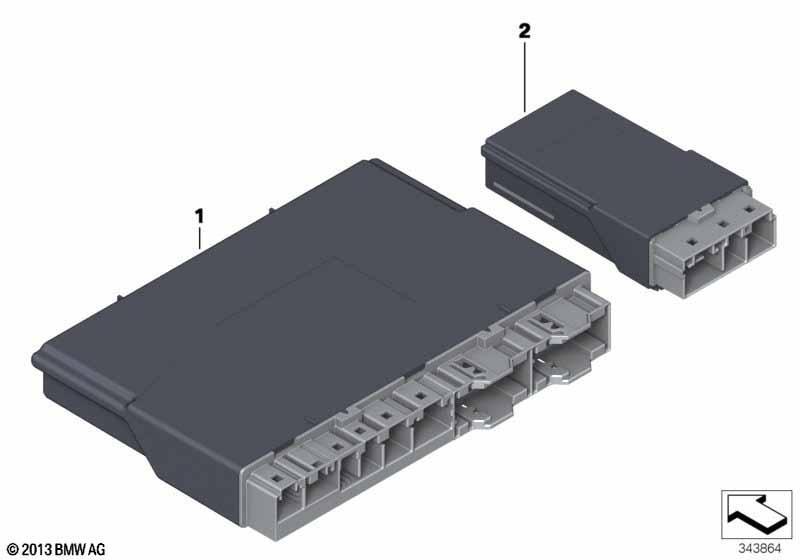 Steuergerät Sitzmodul vorne/hinten