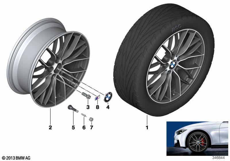 BMW LM Rad M Doppelspeiche 405-20""