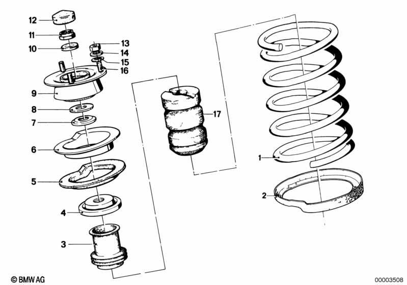 Schraubenfeder/Stützlager/Anbauteile