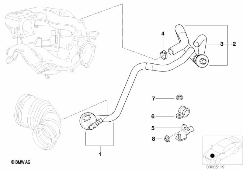 Unterdrucksteuerung-Motor