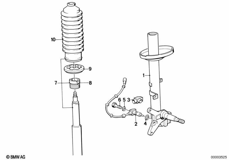 Federbein vorn/Stossdämpfer