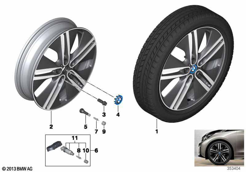 BMW i LA wheel, Double Spoke 430 - 20"