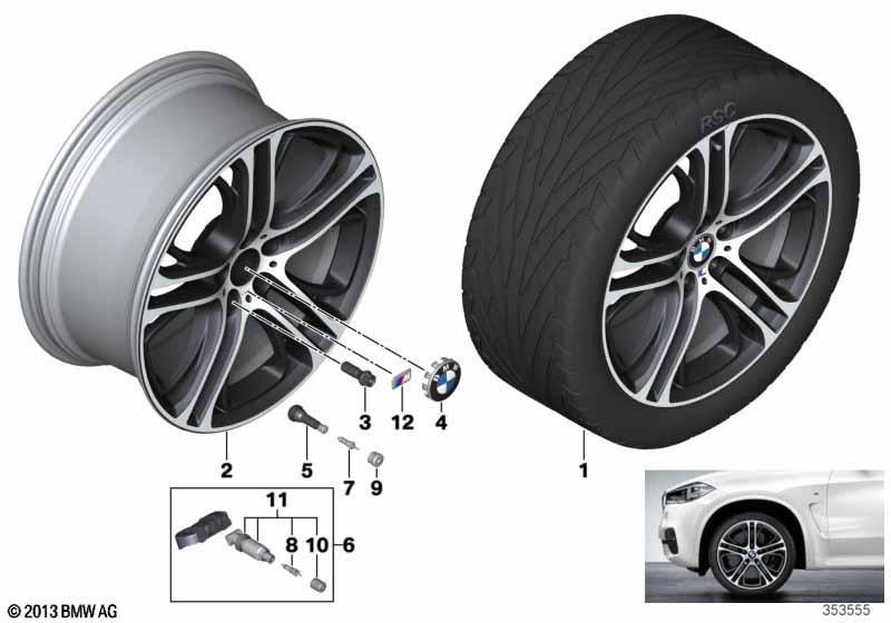 BMW LM Rad M Doppelspeiche 310