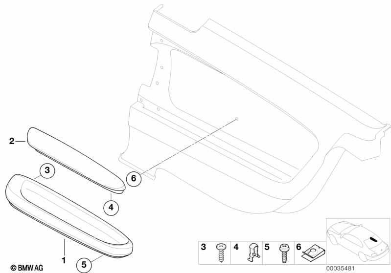 Armstütze hinten