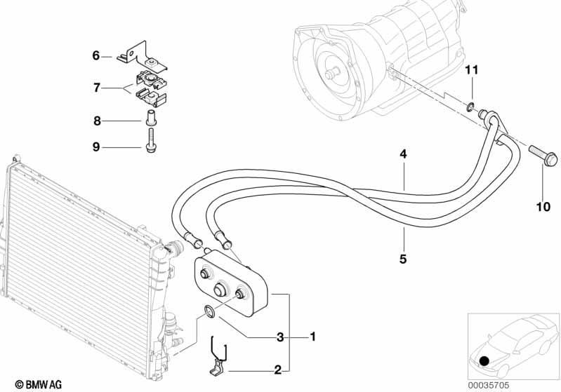 Ölkühlung Automatikgetriebe A5S ...R