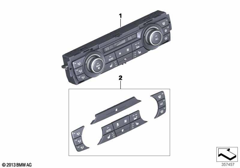 Bedienteil Klimaautomatik High