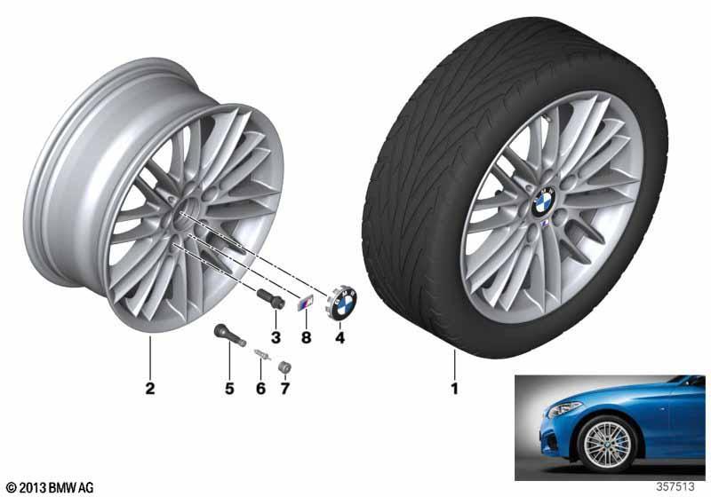 BMW LM Rad M Doppelspeiche 460 - 17"