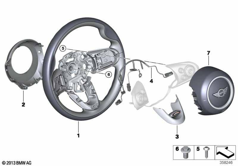 MINI Yours Sportlenkrad Airbag