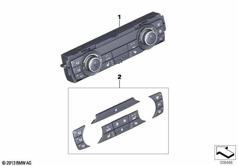 Bedienteil Klimaautomatik Basis