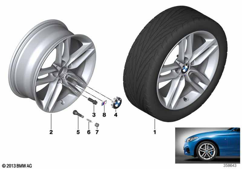 BMW LM Rad M Doppelspeiche 461 - 18"