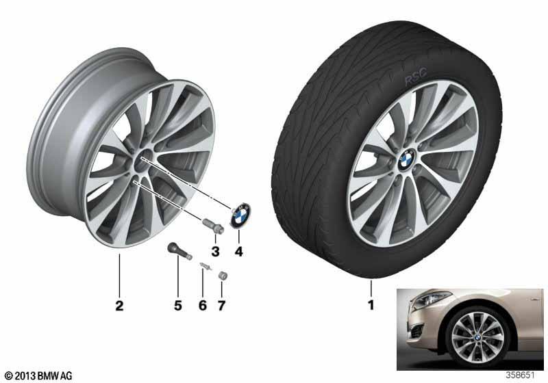 BMW LM Rad V-Speiche 387 - 18"