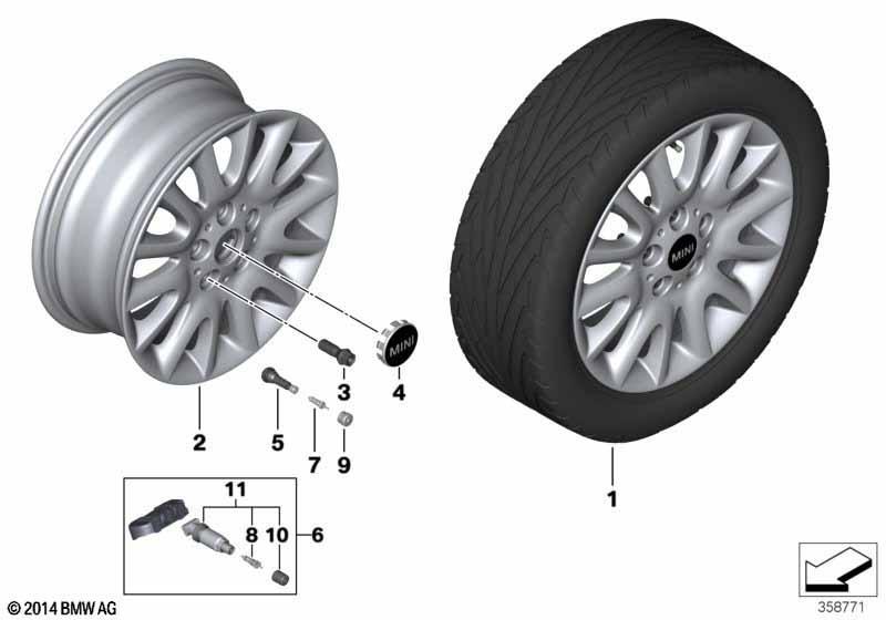 MINI LM Rad Victory Spoke 495 - 16"