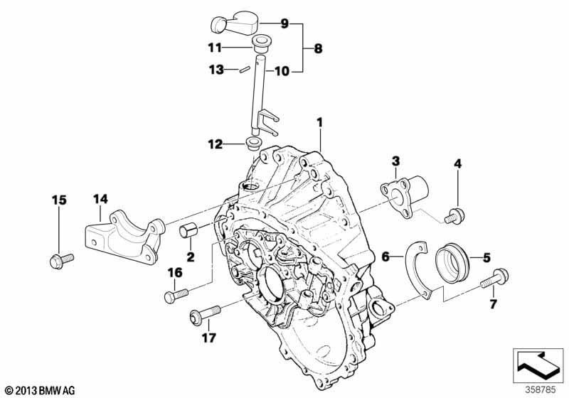 GS5-65BH Kupplungsglocke u. Anbauteile