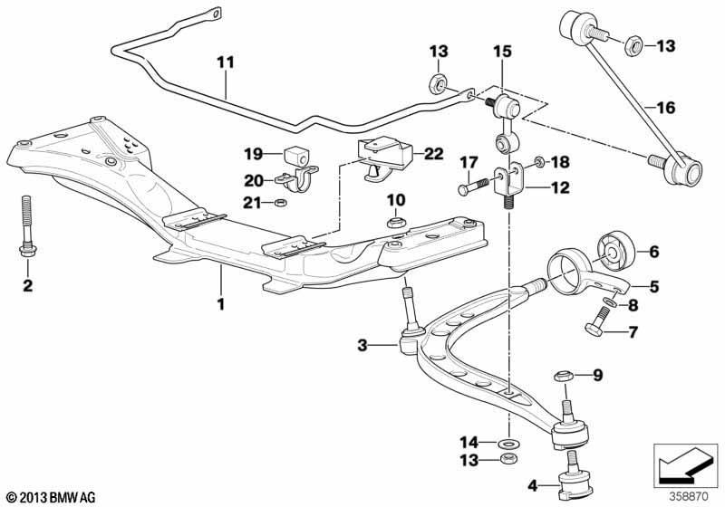 Vorderachsträger/Querlenker/Stabilisator