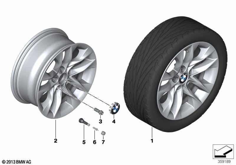 BMW LM Rad V-Speiche 621