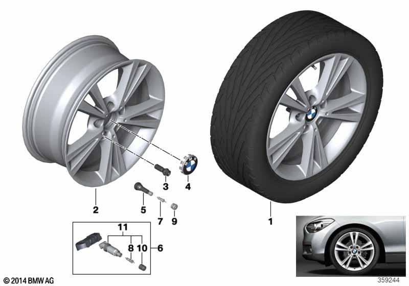 BMW LM Rad Doppelspeiche 385