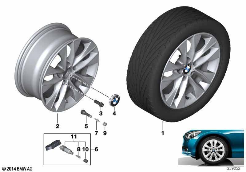 BMW LM Rad V-Speiche 412