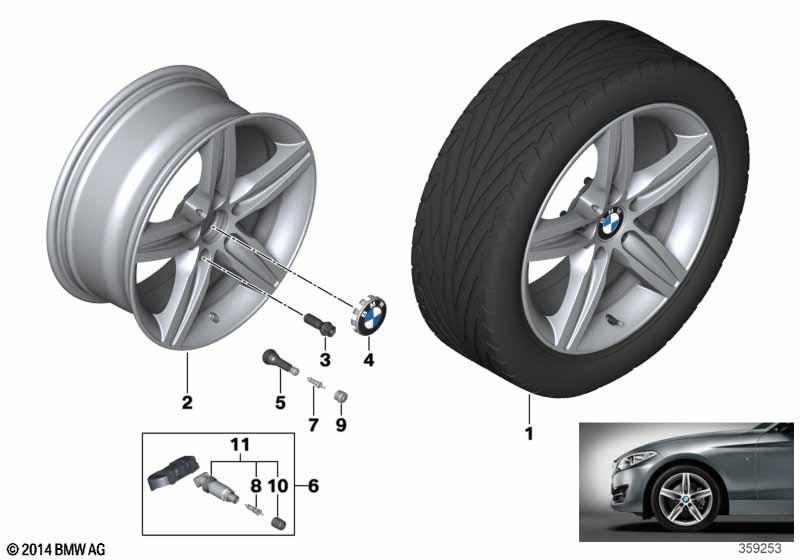 BMW LM Rad Sternspeiche 379