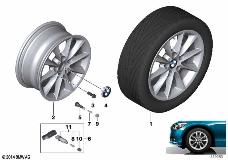 BMW LM Rad V-Speiche 411