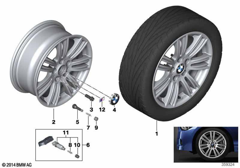 BMW LM Rad M Sternspeiche 383-17""