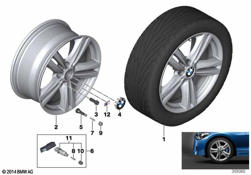 BMW LM Rad M Sternspeiche 386-18""