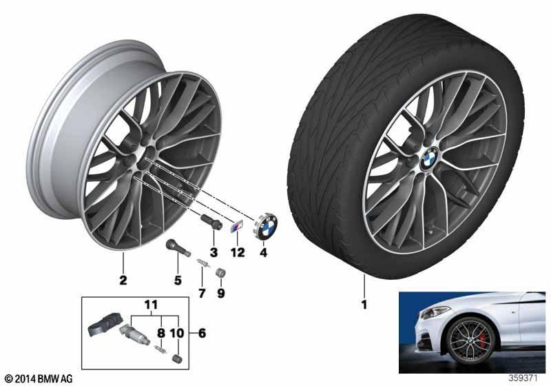 BMW LM Rad M Doppelspeiche 405-19""