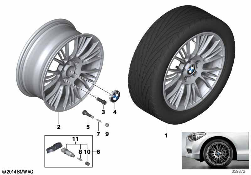 BMW LM Rad Radialspeiche 388 - 18"