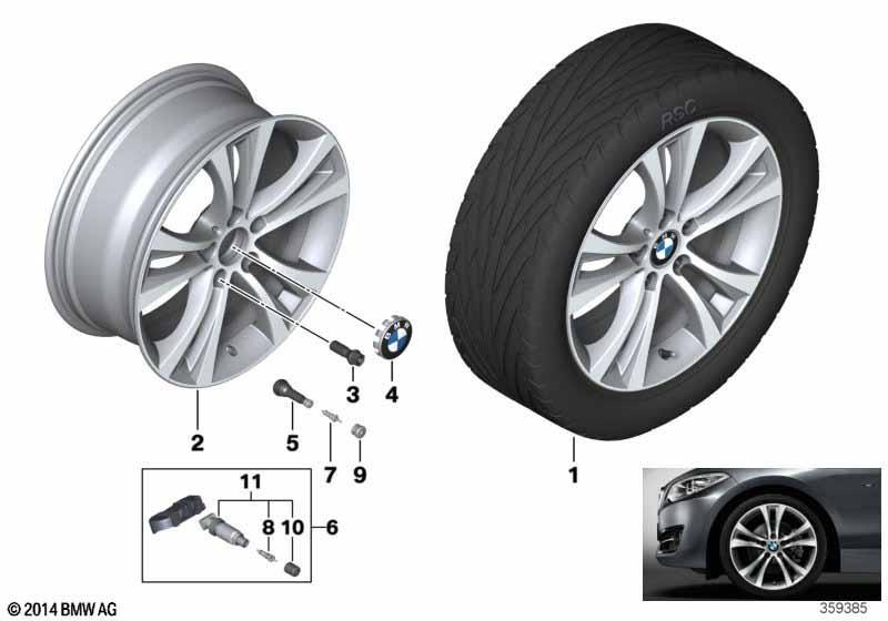 BMW LM Rad Doppelspeiche 384 - 18"