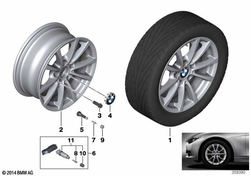 BMW LM Rad V-Speiche 390 - 16"