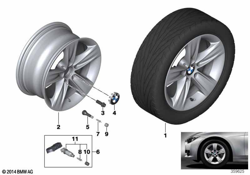 BMW LM Rad Sternspeiche 391- 16"