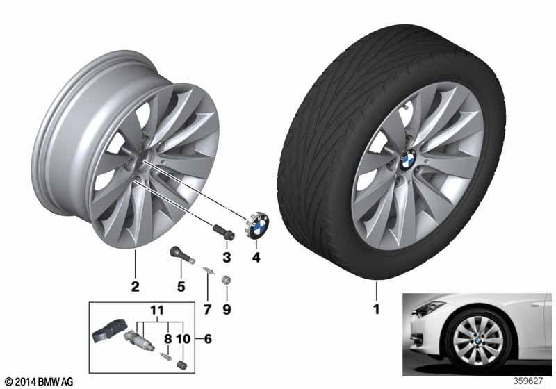 BMW LM Rad V-Speiche 413 - 17"