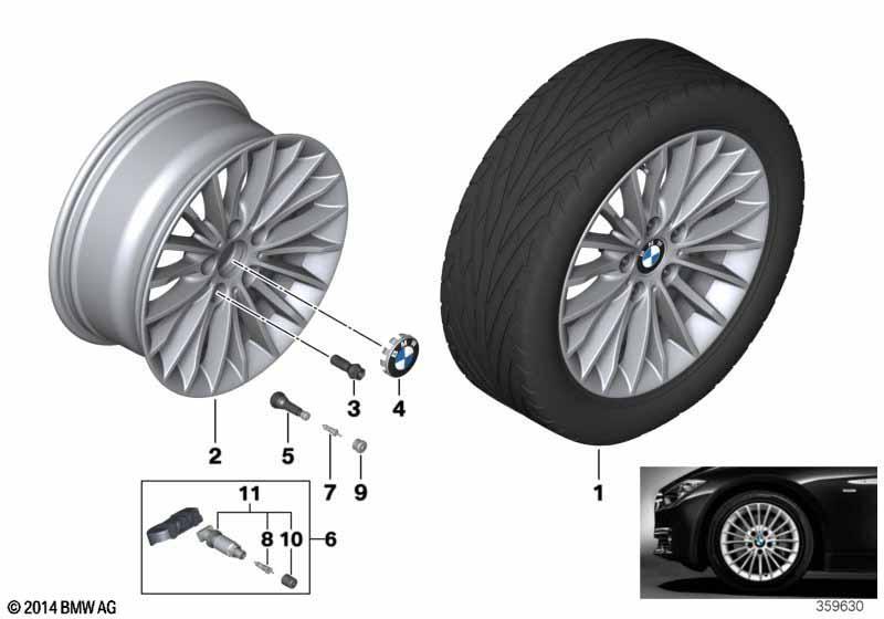 BMW LM Rad Vielspeiche 414 - 17"