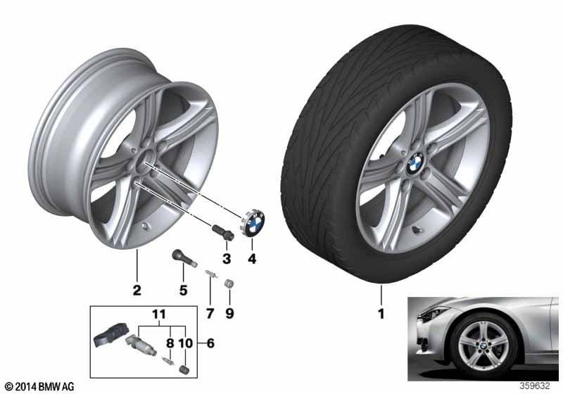 BMW LM Rad Sternspeiche 393 - 17"