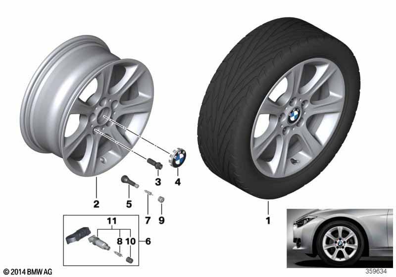 BMW LM Rad Sternspeiche 394 - 17"