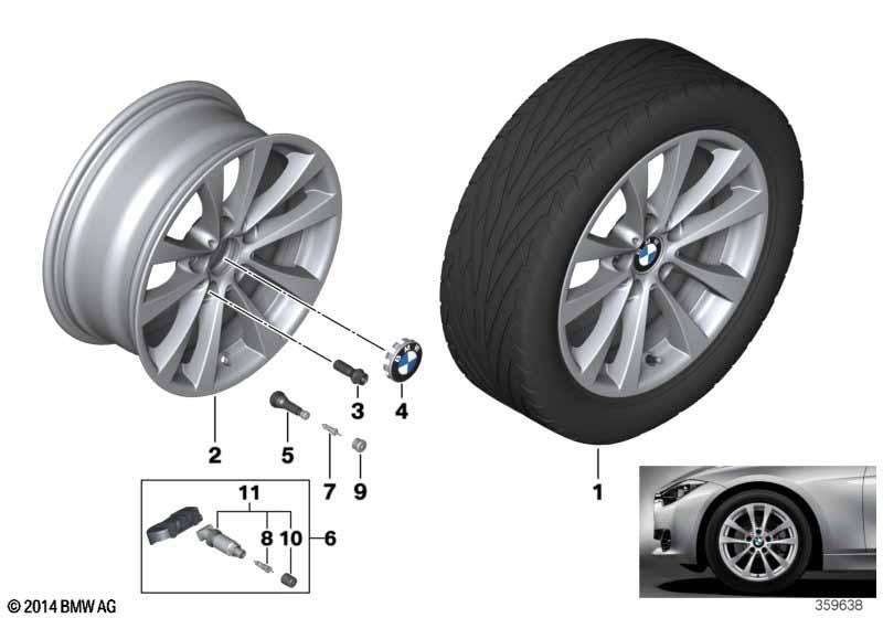 BMW LM Rad V-Speiche 395 - 17"