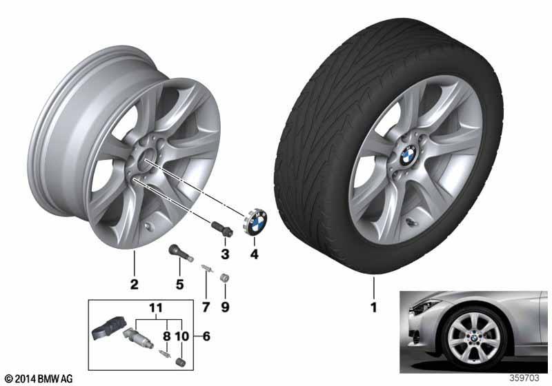 BMW LM Rad Sternspeiche 396 - 18"